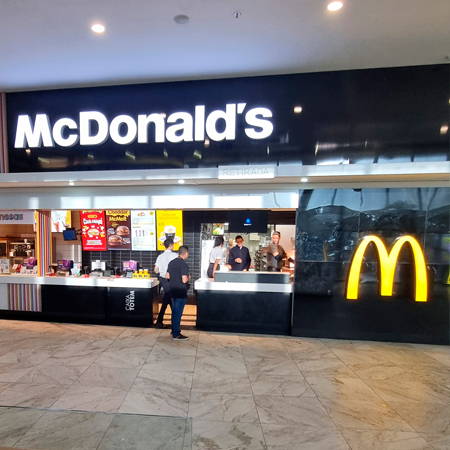 Logo da loja mc donald´s